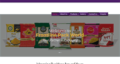 Desktop Screenshot of frontlinepackworld.com